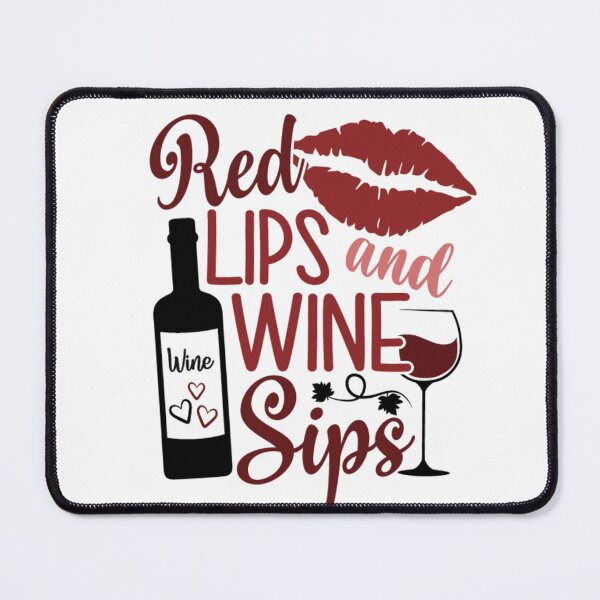 Item preview, Red lips and wine sips designed and sold by ArtemisDesignss.