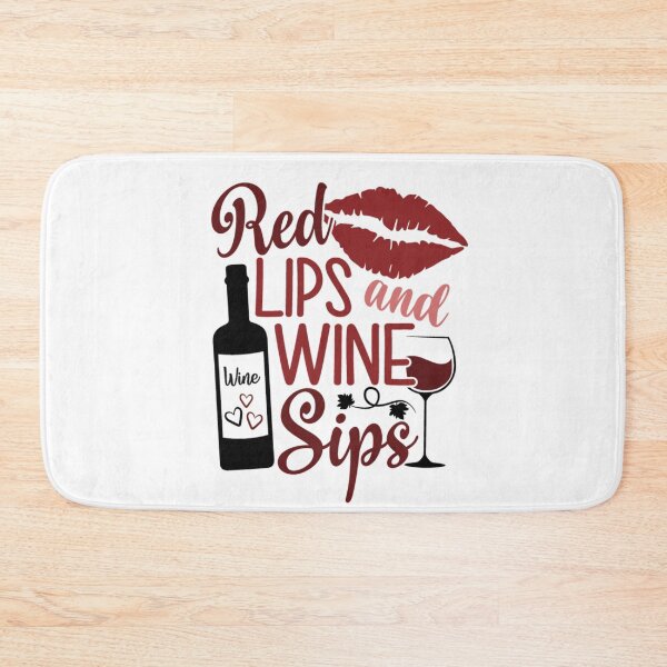 Item preview, Red lips and wine sips designed and sold by ArtemisDesignss.