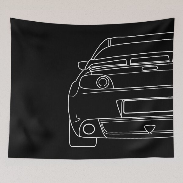 Item preview, Mazda RX-8 2002-2008 white lined art designed and sold by EdimDesign.