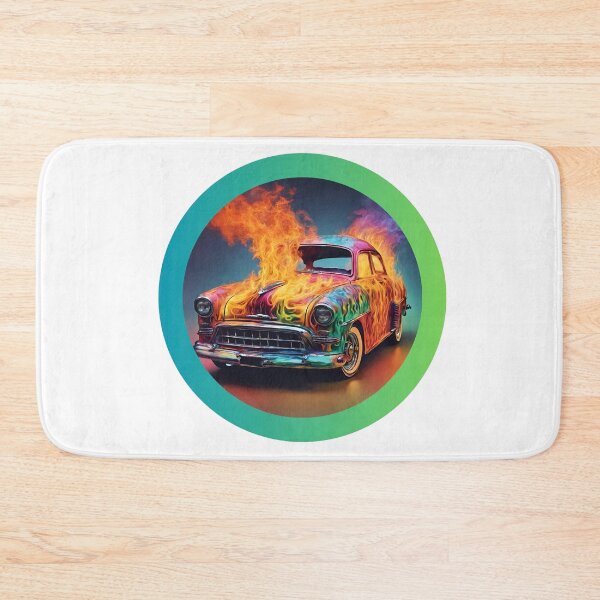 Item preview, Low Rider Flames On The Car. designed and sold by MAROY-DESIGNS.