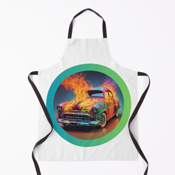 Item preview, Low Rider Flames On The Car. designed and sold by MAROY-DESIGNS.