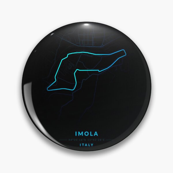 Item preview, Imola tour in Italy in Blue Neon style designed and sold by Jerhus.