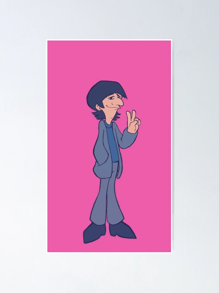Thumbnail 1 of 3, Poster, Cartoon Ringo designed and sold by PatPax.