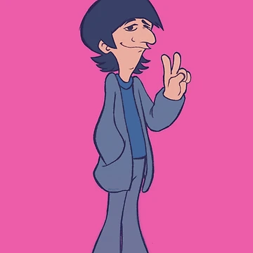 Artwork thumbnail, Cartoon Ringo by PatPax