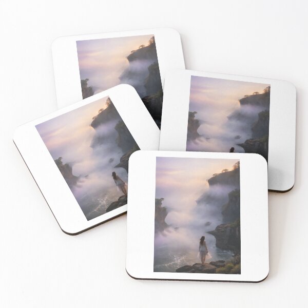 Item preview, Echoes of Memories: A Solitary Woman in a Dreamlike Landscape designed and sold by PanoramaPrints.