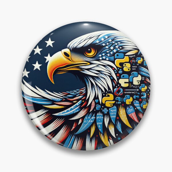 Item preview, Patriotic Python: The Freedom to Code designed and sold by TuringTacoTales.