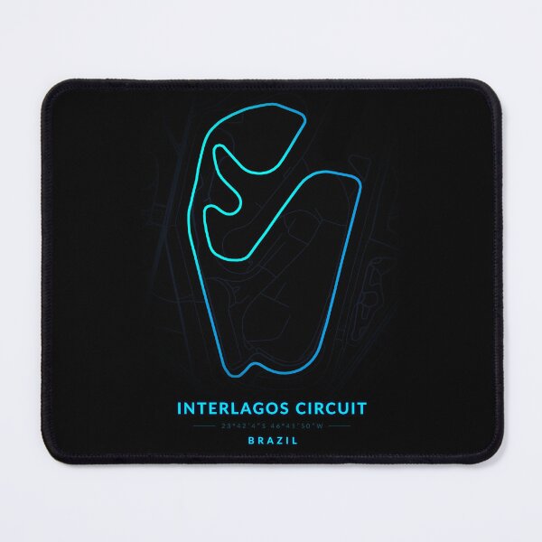 Item preview, Interlagos Tour in Brazil in Blue Neon style designed and sold by Jerhus.