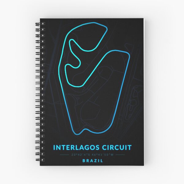 Item preview, Interlagos Tour in Brazil in Blue Neon style designed and sold by Jerhus.