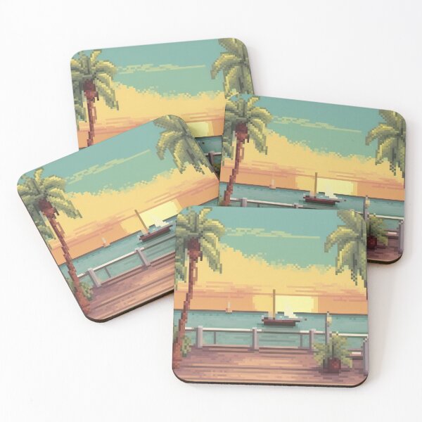 Item preview, Key West, Florida - Pixel Art designed and sold by Pixelartshirt.