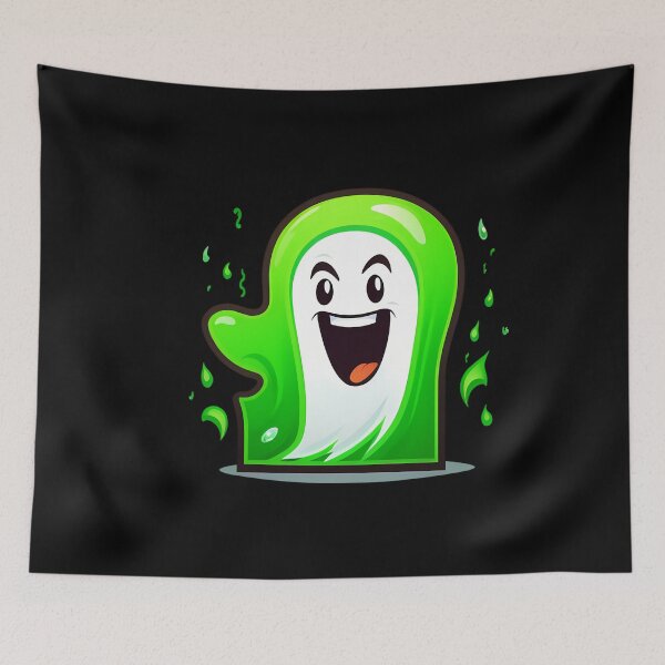 Item preview, Digital Surprises: Exploring the Fun Green Ghost designed and sold by Artedig.