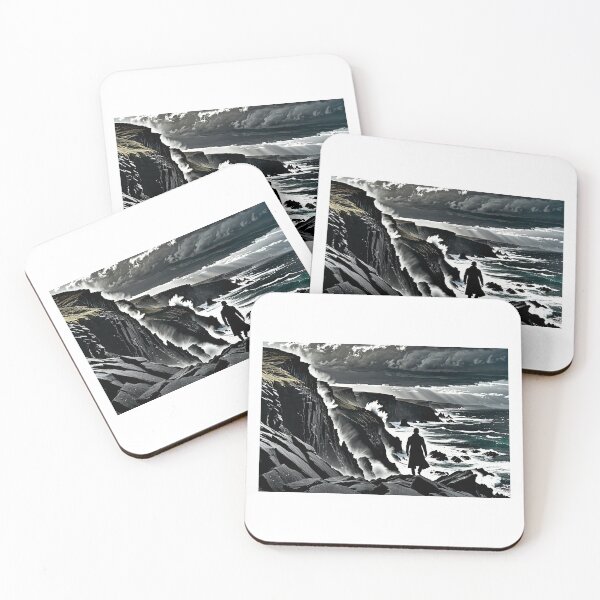 Item preview, Stormy Seas of the Soul: A Lone Figure's Journey to Hope designed and sold by PanoramaPrints.