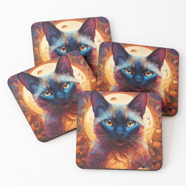 Item preview, Beautiful Siamese Cat Portrait designed and sold by printmala.