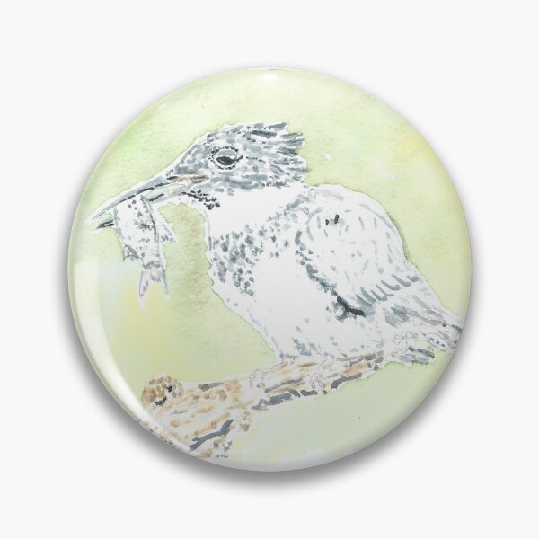 Item preview, Belted Kingfisher designed and sold by GiselleSellier.