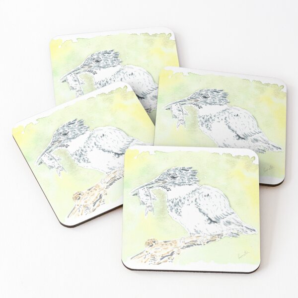Item preview, Belted Kingfisher designed and sold by GiselleSellier.