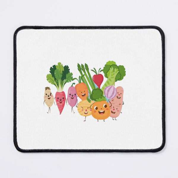 Item preview, Happy vegetable cartoon  designed and sold by wawaart.