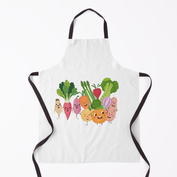 Item preview, Happy vegetable cartoon designed and sold by wawaart.
