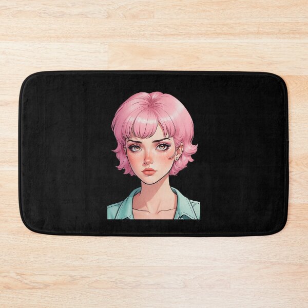 Item preview, Pink Hair Comic Book Girl designed and sold by waterhutch.