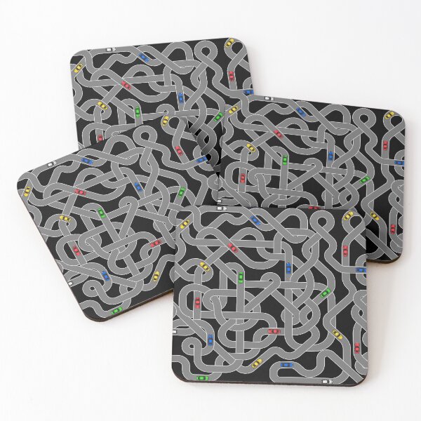 Item preview, entangled roads with riding cars	 designed and sold by Familyshmot.