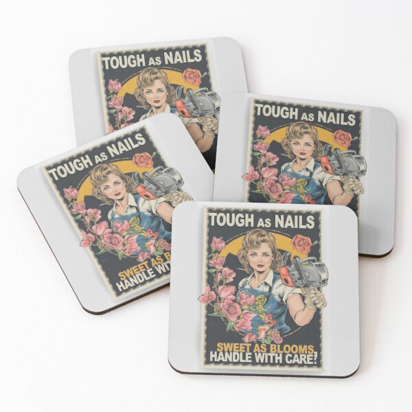 Item preview, Duro como las uñas, dulce como las flores. ¡Tratar con cuidado! designed and sold by GodGoddess.