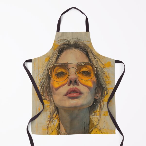 Item preview, woman in orange modern concept art designed and sold by UmagineArts.