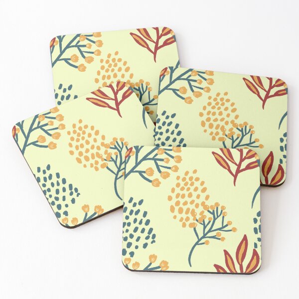 Item preview, Soft beige flower pattern designed and sold by pinkyfish1010.