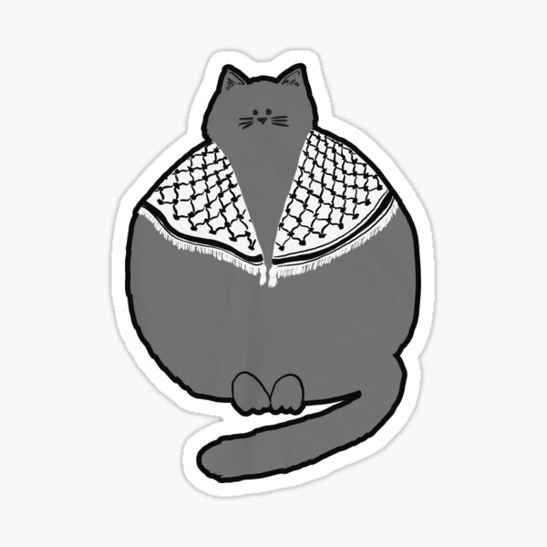 Item preview, Cute Fat Cat In An Arabic Scarf designed and sold by Rudolfsxd.