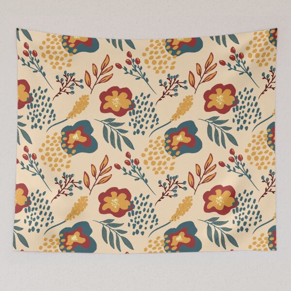 Item preview, Blooming spring floral pattern designed and sold by pinkyfish1010.