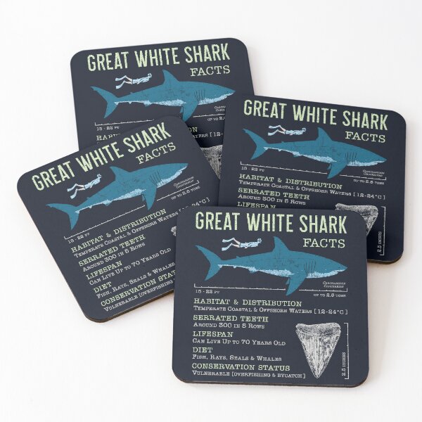 Item preview, Great White Shark Facts designed and sold by IncognitoMode.