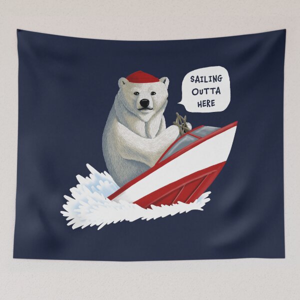Item preview, Sailing Outta Here designed and sold by Bezzikapa.