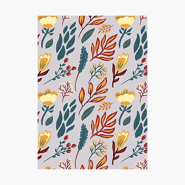 Item preview, Abloom spring floral pattern designed and sold by pinkyfish1010.