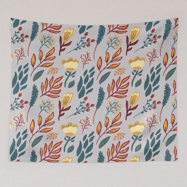 Item preview, Abloom spring floral pattern designed and sold by pinkyfish1010.