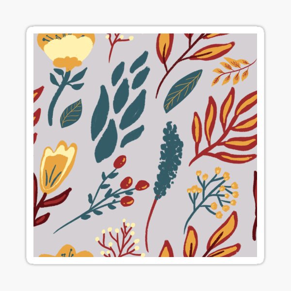 Item preview, Abloom spring floral pattern designed and sold by pinkyfish1010.