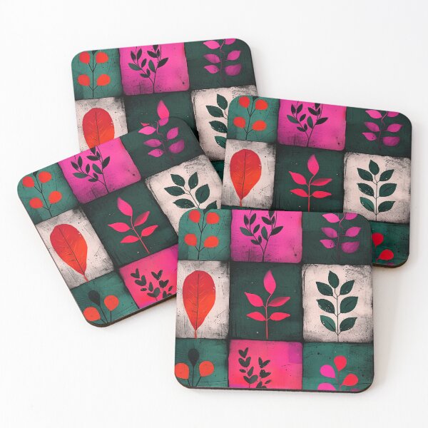 Item preview, Plants on whimsical rectangles design designed and sold by randrdesign.
