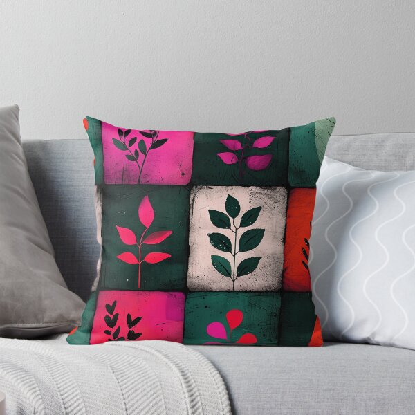 Item preview, Plants on whimsical rectangles design designed and sold by randrdesign.