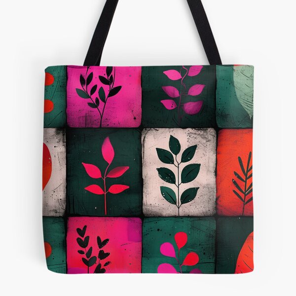 Item preview, Plants on whimsical rectangles design designed and sold by randrdesign.