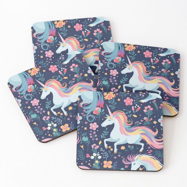 Item preview, Tiled Unicorn Pattern designed and sold by dcrc.
