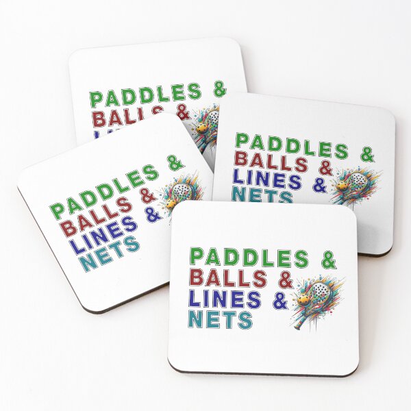 Item preview, PADDLES & BALLS & LINES & NETS - for Pickleball Players designed and sold by Mindful-Designs.