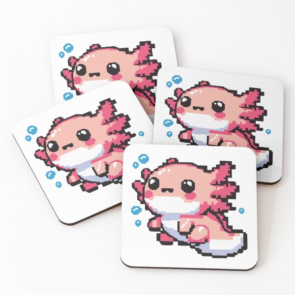 Item preview, Pixalated Axolotl designed and sold by obscurax art.