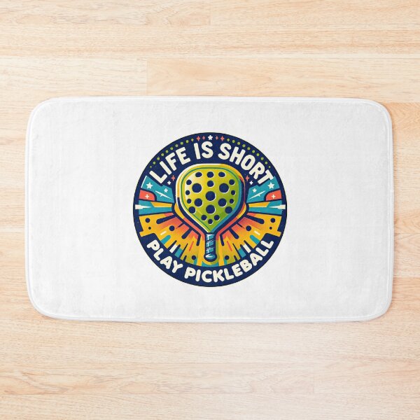 Item preview, Life is Short, Play Pickleball designed and sold by Mindful-Designs.