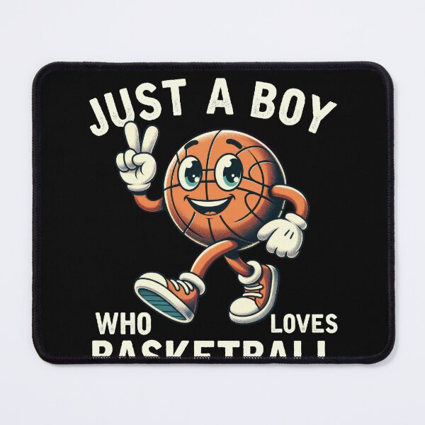 Item preview, Just a Boy Who Loves Basketball Boys Men designed and sold by BlueBerry-Pengu.