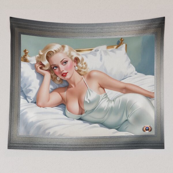 Item preview, How's This Pose Beautiful AI Concept Art Pin Up Girl Portrait by Xzendor7 designed and sold by Xzendor7 Digital Art Creations.