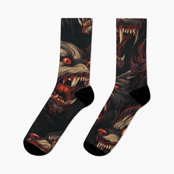 Item preview, Tiled Werewolf Pattern designed and sold by dcrc.