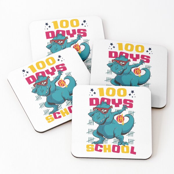 Item preview, 100 Days of school featuring a T-rex dino Dabbing #4 designed and sold by XYDstore.