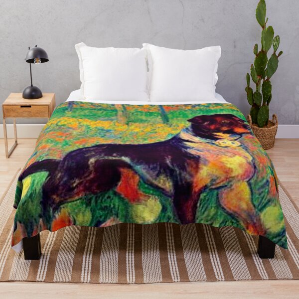Item preview, Dog playing amidst Tulips designed and sold by George Hutton Hunter.
