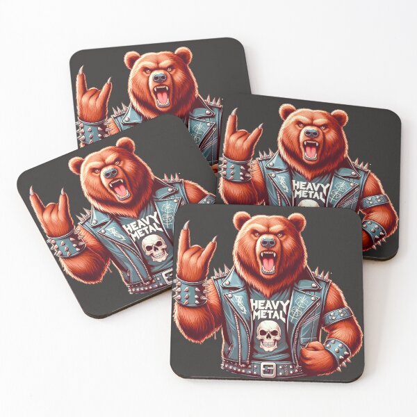 Item preview, Heavy Metal Grizzly designed and sold by The-Wild-Side.