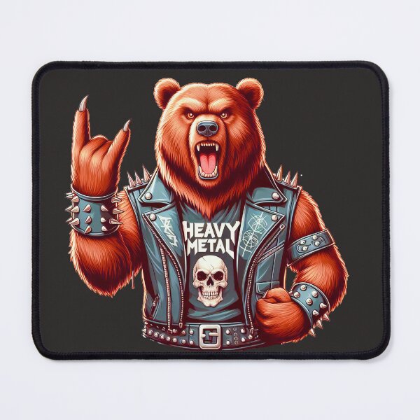 Item preview, Heavy Metal Grizzly designed and sold by The-Wild-Side.