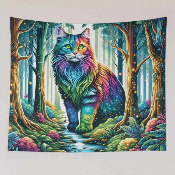 Item preview, Mystical Spectrum Feline designed and sold by Shams-Studio.