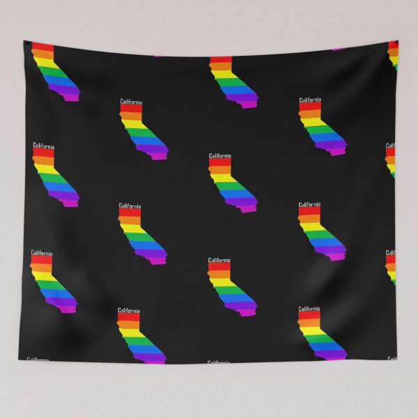 Item preview, California rainbow map designed and sold by marfanna.