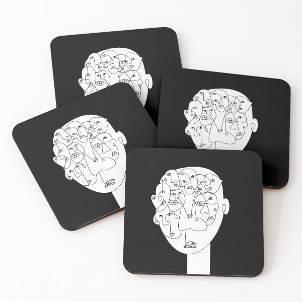 Item preview, Faces and Heads Line Drawing Art designed and sold by emmafraserart.