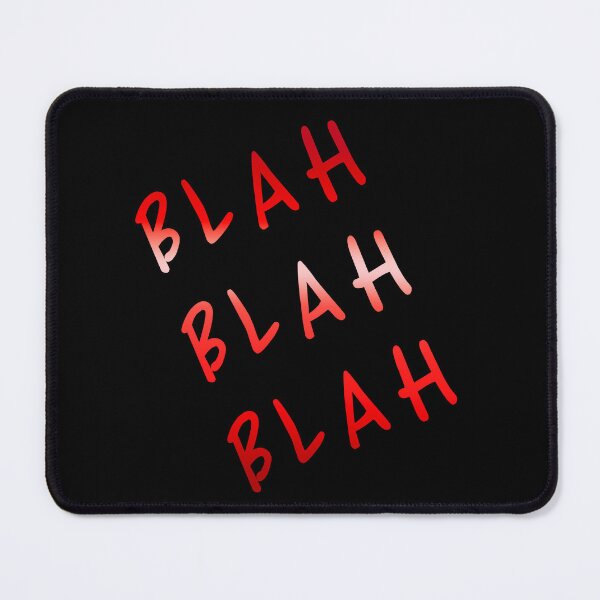 Item preview, Blah-Blah red designed and sold by Lazoni.